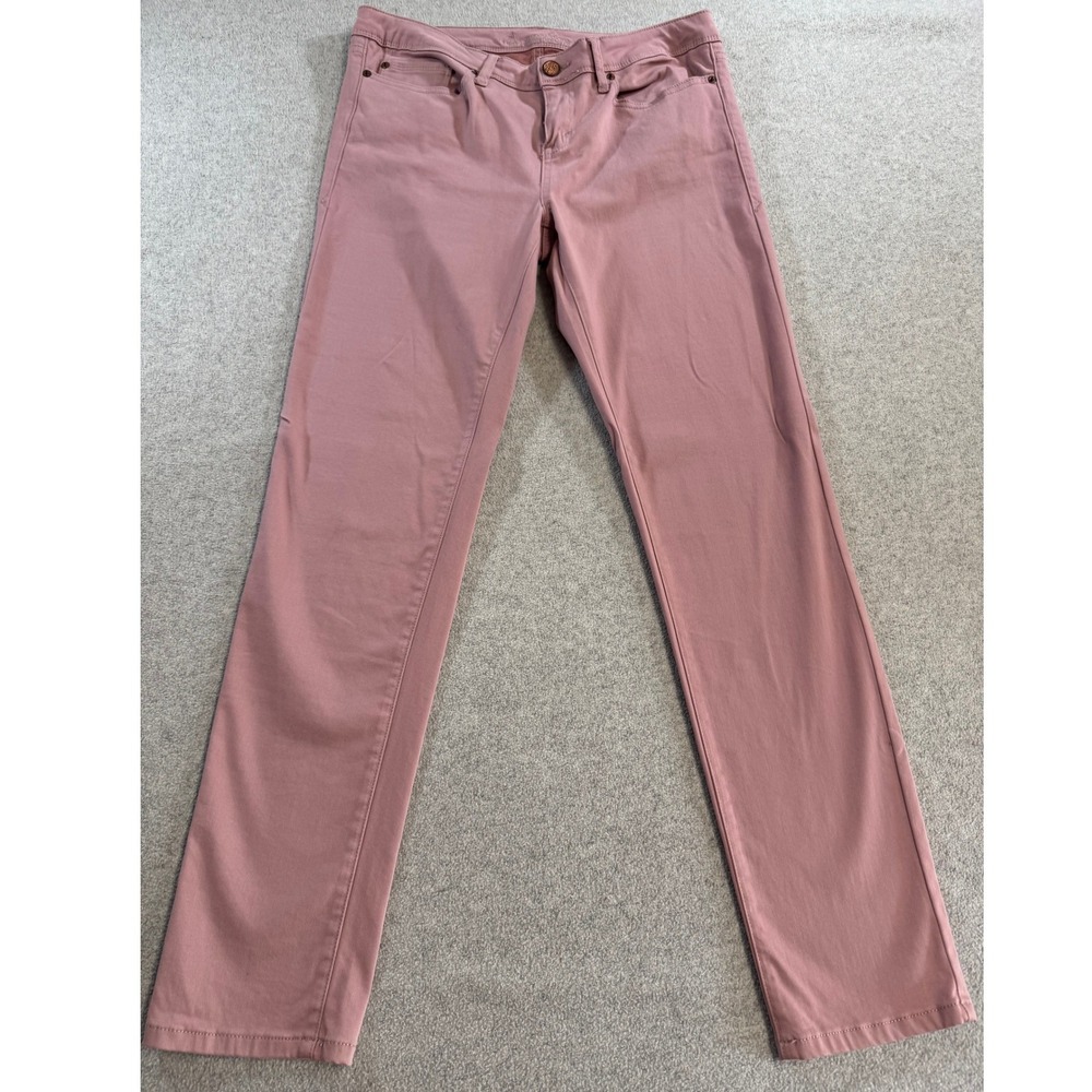 American Rag Skinny Pants Women Size 9 Dusty Rose Excellent Stretch 5-Pocket